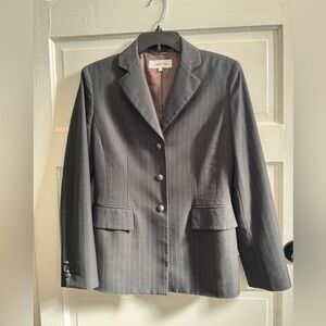 Calvin Klein Size 2 Striped Blazer
